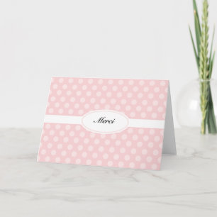 Cartão De Agradecimento French thank you card