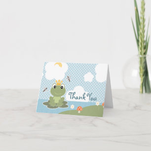 Cartão De Agradecimento Frog Prince Thank You Cards Notes