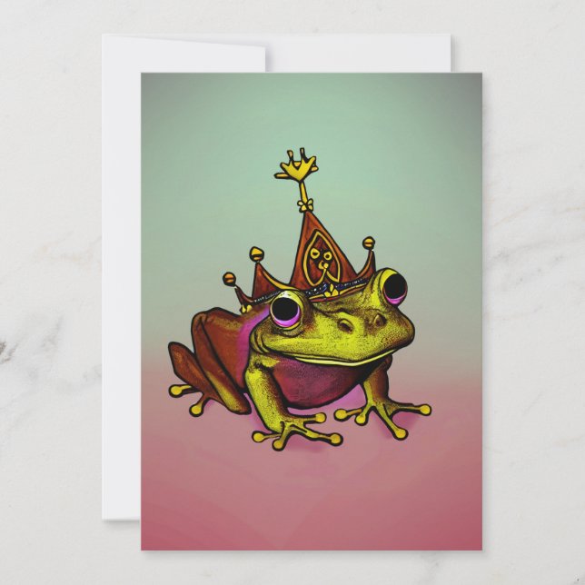 Cartão De Agradecimento Froggy (Frente)