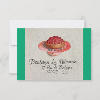 Cartão De Agradecimento Fruta Tartlette Obrigado-You Card