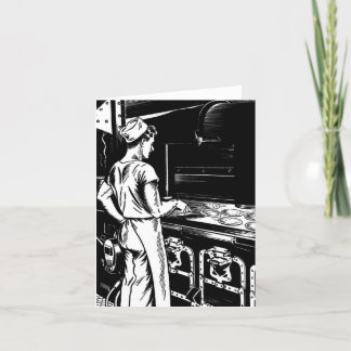 Cartão De Agradecimento Frying Flap Jacks