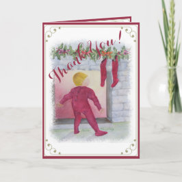 CARTÃO DE AGRADECIMENTO FUN CHRISTMAS LAREIRA MAIS MARAVILHOSA OBRIGADO