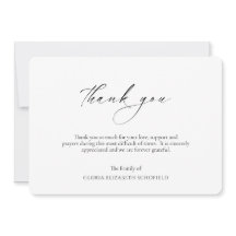 Funeral Elegante Mínimo de Foto Moderna