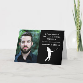 Cartão De Agradecimento Funeral Memorial Fotográfico Personalizado para Go