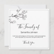 Funeral Obrigado Ramificações e Borboleta Uma Foto