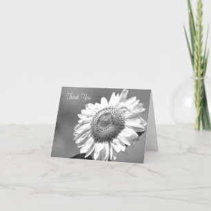 Cartão De Agradecimento Funeral Thank You Note Card -- Sunflower