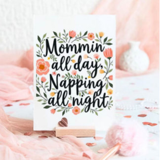 Cartão De Agradecimento Funny Botanical Mother's Day Thank You Card