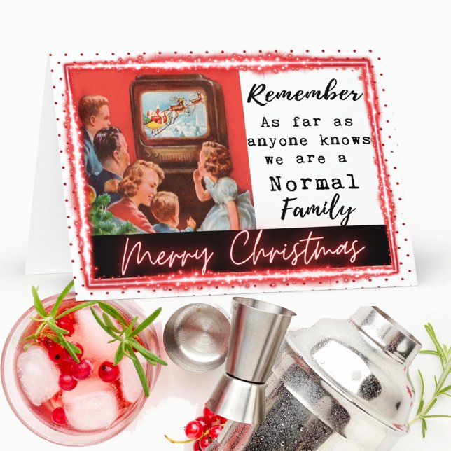 Cartão De Agradecimento Funny Christmas Card Her Woman Best Friend Sassy (Criador carregado)