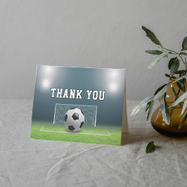 Cartão De Agradecimento Futebol de futebol desportivo