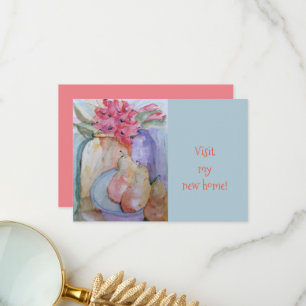 Cartão De Agradecimento Garrafas de vidro e peras novas em casa em uma pla