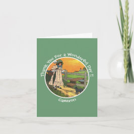 Cartão De Agradecimento Gatinha, Onde Você Estava? Festa de Aniversário