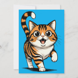 Cartão De Agradecimento gato