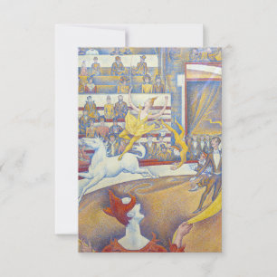 Cartão De Agradecimento Georges Seurat - O Circo