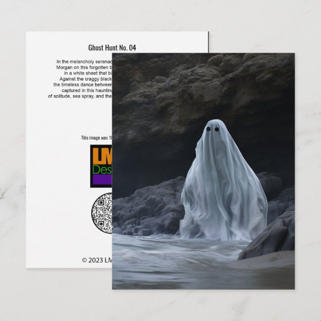 Cartão De Agradecimento Ghost Hunt N.º 04 (Frente/Verso)