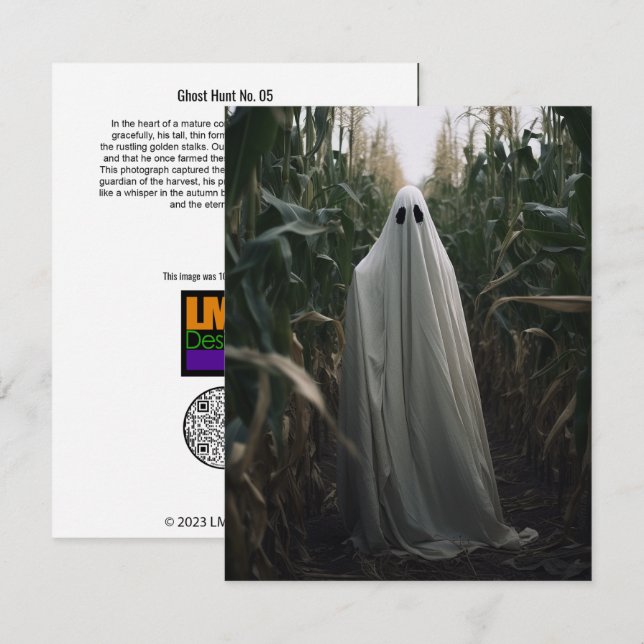 Cartão De Agradecimento Ghost Hunt N.º 05 (Frente/Verso)