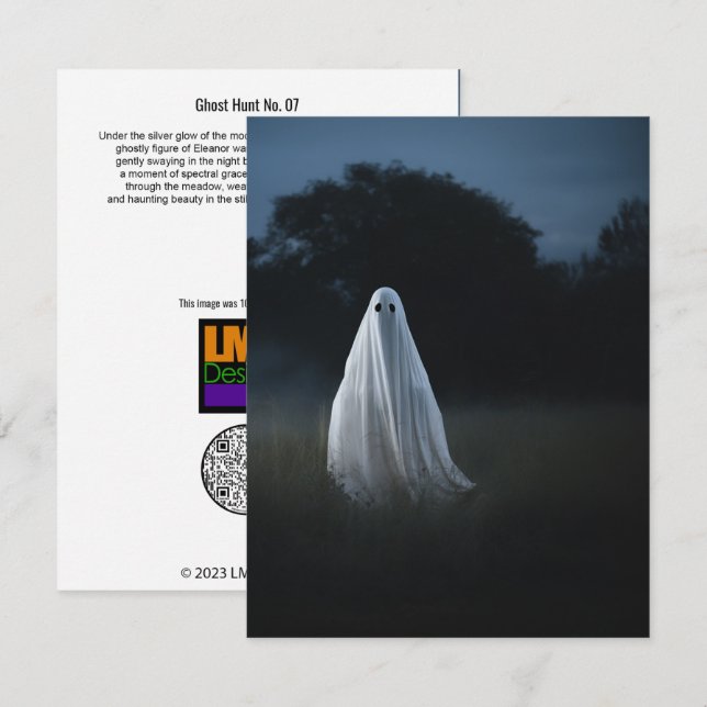 Cartão De Agradecimento Ghost Hunt N.º 07 (Frente/Verso)