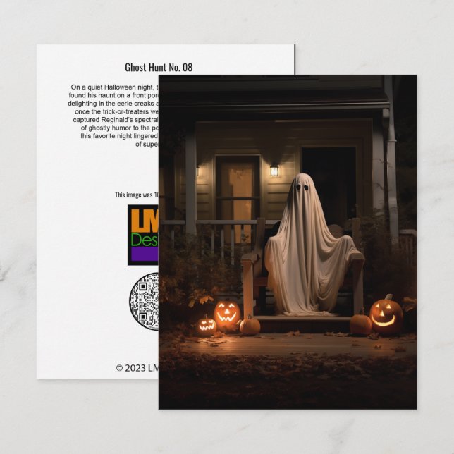Cartão De Agradecimento Ghost Hunt N.º 08 (Frente/Verso)