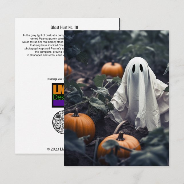 Cartão De Agradecimento Ghost Hunt N.º 10 (Frente/Verso)