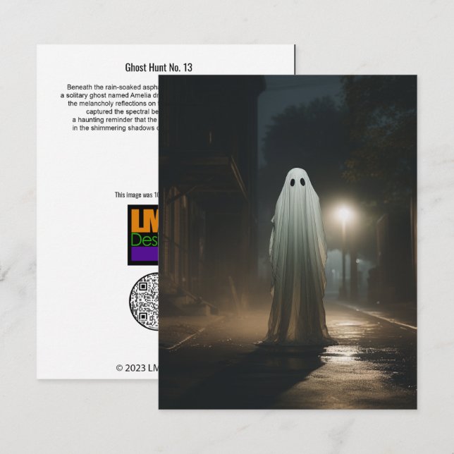 Cartão De Agradecimento Ghost Hunt N.º 13 (Frente/Verso)
