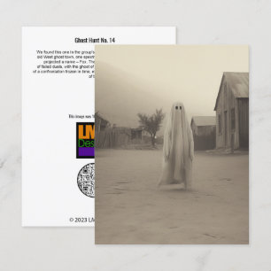 Cartão De Agradecimento Ghost Hunt N.º 14