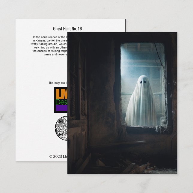 Cartão De Agradecimento Ghost Hunt N.º 16 (Frente/Verso)
