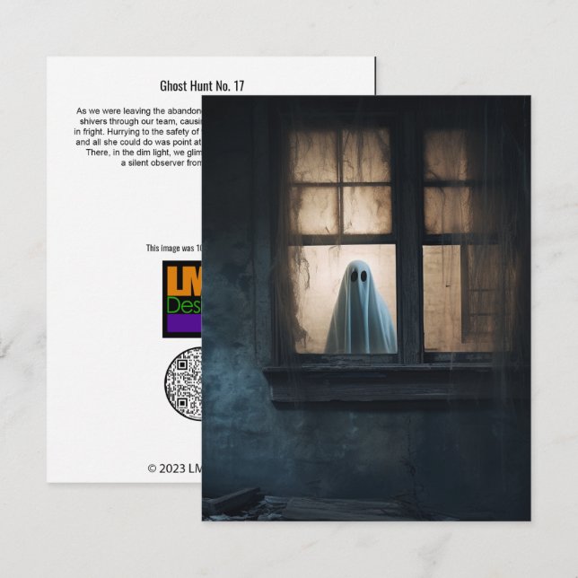 Cartão De Agradecimento Ghost Hunt N.º 17 (Frente/Verso)