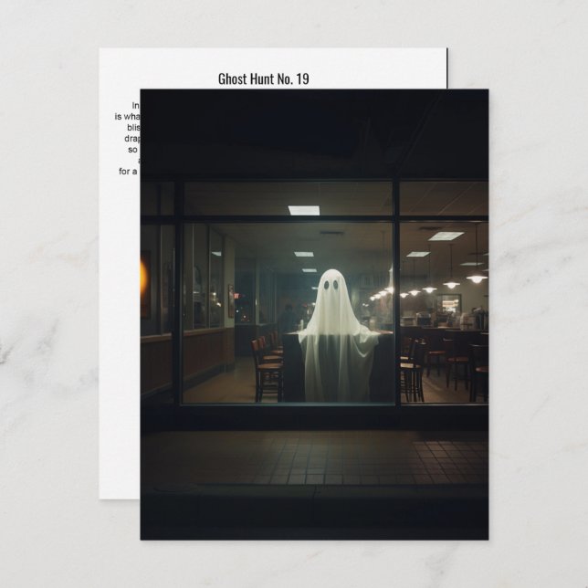 Cartão De Agradecimento Ghost Hunt N.º 19 (Frente/Verso)