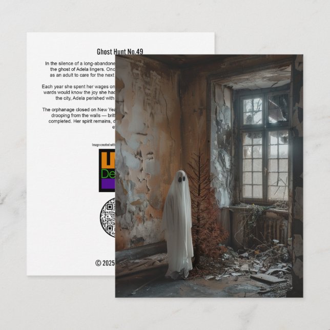 Cartão De Agradecimento Ghost Hunt N.º 49 (Frente/Verso)