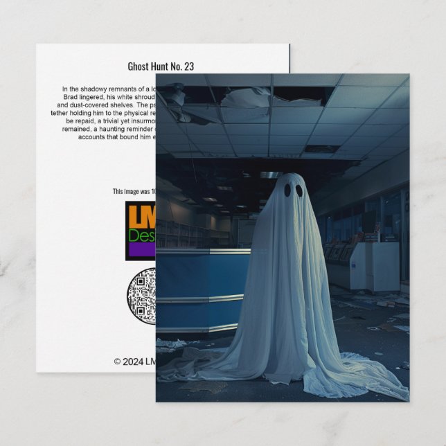Cartão De Agradecimento Ghost Hunt No. 23 (Frente/Verso)