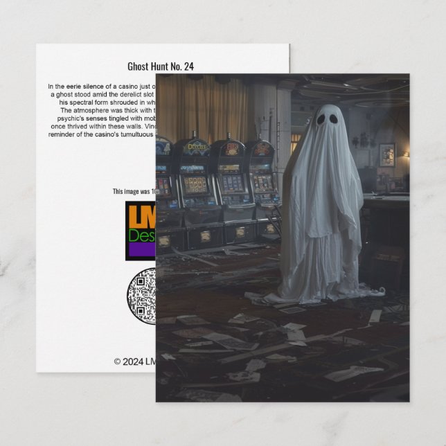 Cartão De Agradecimento Ghost Hunt No. 24 (Frente/Verso)