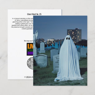 Cartão De Agradecimento Ghost Hunt No. 25