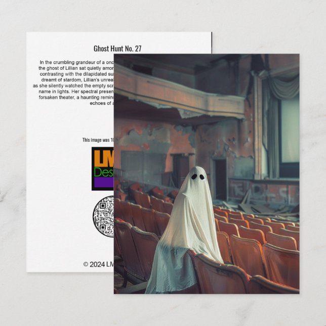 Cartão De Agradecimento Ghost Hunt No. 27 (Frente/Verso)