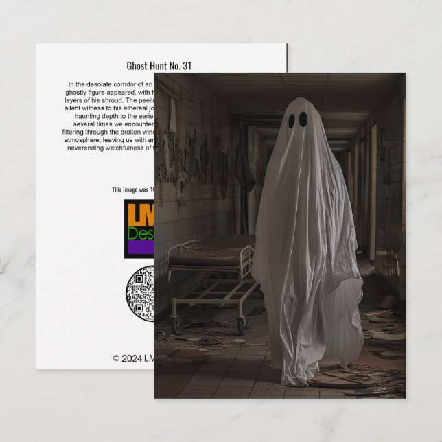 Cartão De Agradecimento Ghost Hunt No. 31 (Frente/Verso)