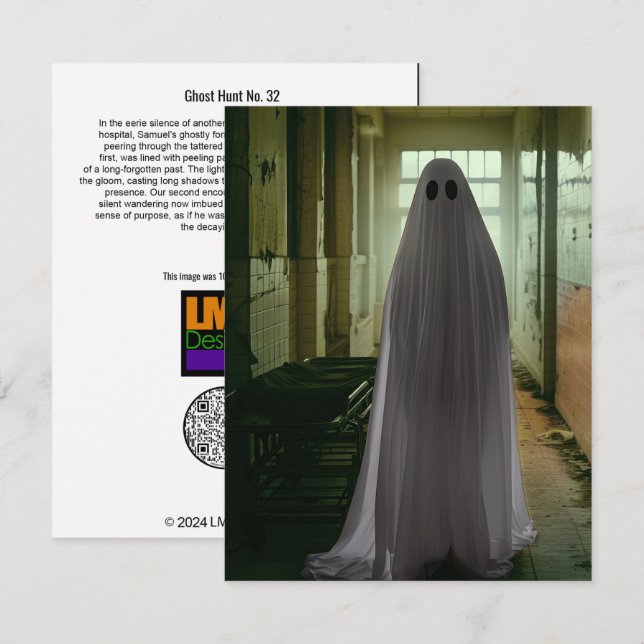 Cartão De Agradecimento Ghost Hunt No. 32 (Frente/Verso)