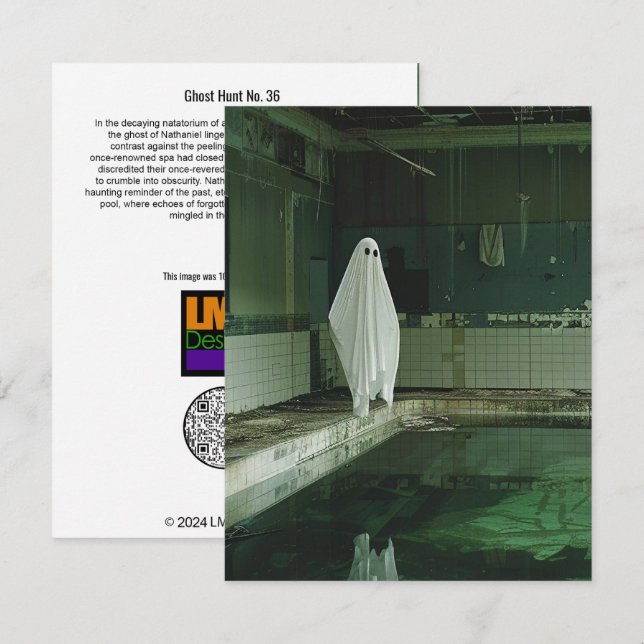 Cartão De Agradecimento Ghost Hunt No. 36 (Frente/Verso)