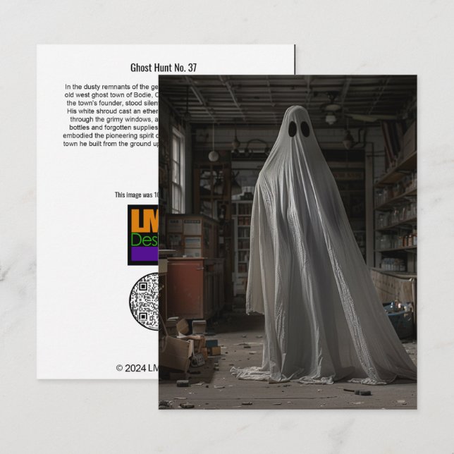 Cartão De Agradecimento Ghost Hunt No. 37 (Frente/Verso)
