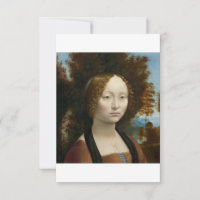 Ginevra de Benci por Leonardo da Vinci