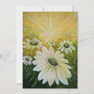 Cartão De Agradecimento Girassóis