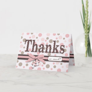 Cartão De Agradecimento Girl TY Card