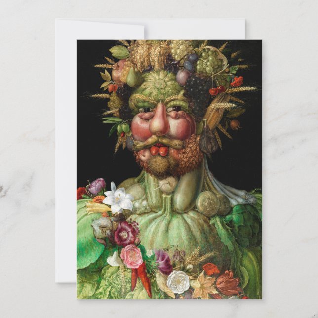 Cartão De Agradecimento Giuseppe Arcimboldo - Vertumnus (Frente)