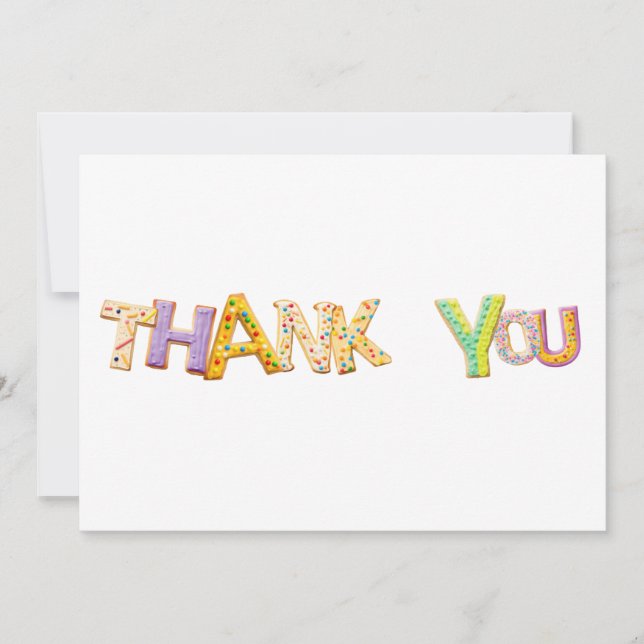 CARTÃO DE AGRADECIMENTO GLACÉ COOKIE FONTE EXTREME (Frente)