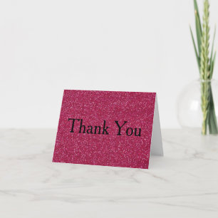 Cartão De Agradecimento Glitter Confetti Faux Foil Obrigado