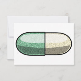 Cartão De Agradecimento Glitter Fluoxetine