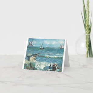 Cartão De Agradecimento Gogh to Sea -