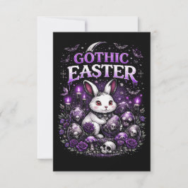 Cartão De Agradecimento Gothic Easter