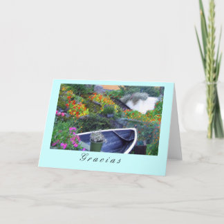 Cartão De Agradecimento "Gracias"