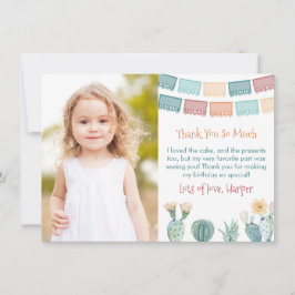 Cartão De Agradecimento Gracias Mexicanas Fiesta Fall Festa de aniversário