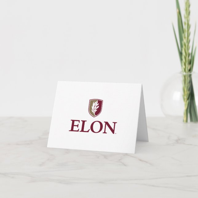 Cartão De Agradecimento Graduação Elon (Frente)