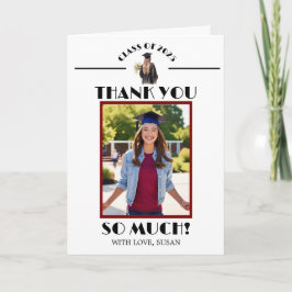 Cartão De Agradecimento Graduação (Evergreen/Female)