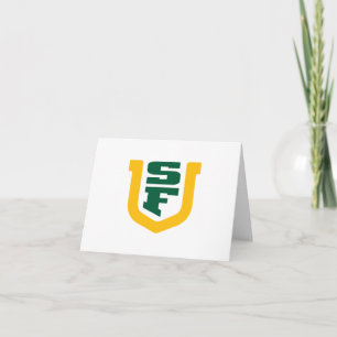 Cartão De Agradecimento Graduação na Universidade de São Francisco